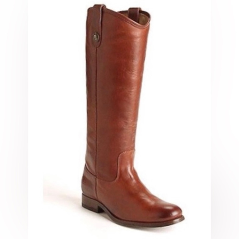 Frye Melissa Brown Leather Riding Boots in Size 8.5